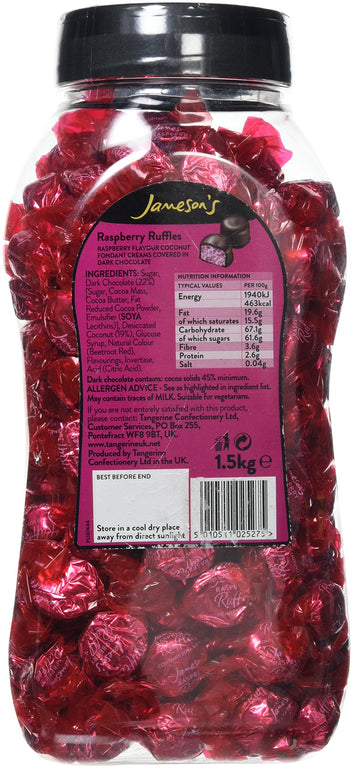 Jamesons Raspberry Ruffle 1.5kg Jar