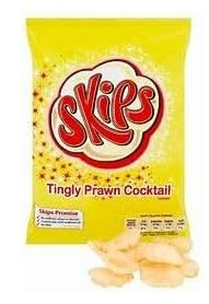 Skips Prawn Cocktail Crisps 30 x 17g Bags Tingly & Melty Snacks Perfect for Lunchboxes Bulk Buy Chips Party Snacks Tasty