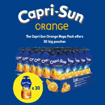 Capri-Sun Orange (30 x 330ml Bulk Multipack) With Resealable Cap And Nothing Artificial