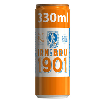 IRN-BRU Sugar-Free Diet, 8 Pack Zero No Sugar & Low Calorie Fizzy Drinks Multipack Cans