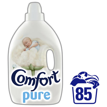 Comfort Pure Concentrate Fabric Conditioner 85 Wash 3L (Pack of 4)