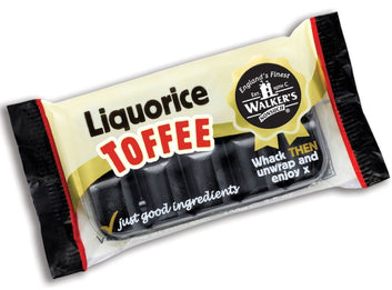 Walkers NonSuch Toffee Bars 10 x 100grams with Tray Gift British Made (Liquorice - Tray)