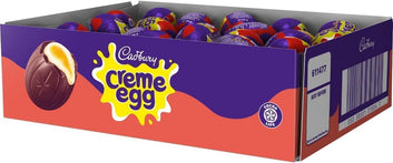 Creme Eggs Pack of 48 x 40g - Perfect For Easter Hunt, Eggs, Bulk Full Box - Office, School Treat