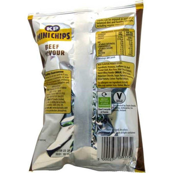KP Beef Mini Chips 60g - Box of 20 (Price Marked)