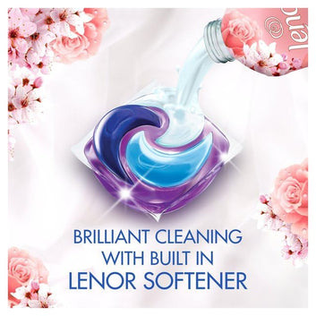 Bold Platinum Pods 100 Washes Laundry Detergent, Cherry Blossom & Rose Water Scent, Extra Stain Removal Even In Cold Wash