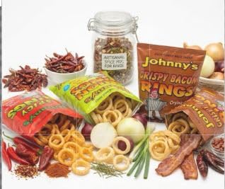 Golden Cross Johnny’s Variety Mix Box, 24 x 12g Pack - 6 Each of Onion, Bacon, Spicy, Assorted, Crisps Snack Box Perfect for Parties, Office, School